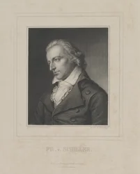 Portræt af Friedrich von Schiller 1759-1805, ca. 1840