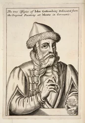 John Guttemberg, pub. 1683 stik.