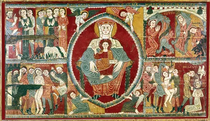 Alteret i Sankt Margareta-kapellet: martyriet