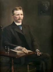 Robert Stirton, JP (1849-1917) (olie på lærred)