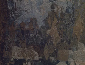 Scenedesign til balletten Ildfuglen af I. Stravinsky, 1910