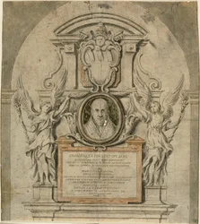 Design til mindesmærke for pave Gregorius XV