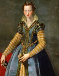 Tysk: Maria de´ Medici Portræt af en dame, traditionelt identificeret som Maria de