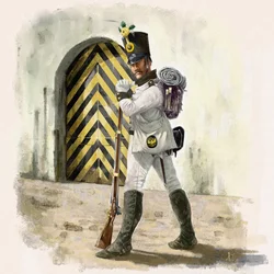 Østrigsk infanterist fra IR-regiment nr. 14 i en fæstning i 1809, 2018