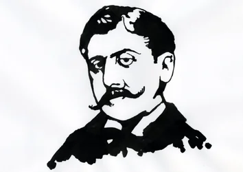 Marcel Proust (blæk på papir)