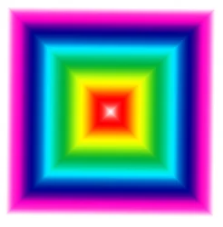 Geometriske lys,#3, (gradient)