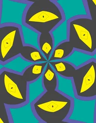arabesk #4,2019,(blandet medier)
