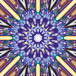 mandala, 2019, (blandet medier)