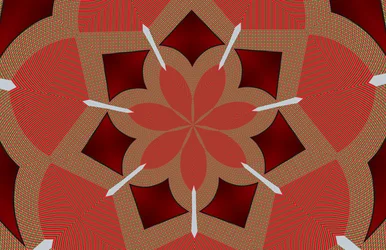 ornament #20,2019,(blandet medier)