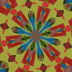 ornament #80,2019,(blandet medier)
