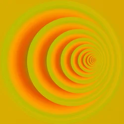 underjordisk sti(orange)II ,2019,(blandet medier)