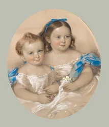Dobbeltportræt af Mary Sime Greig og David Middleton Greig