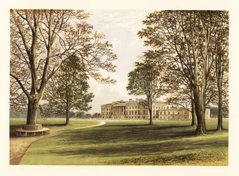 Hamilton Palace, Lanarkshire, Skotland. ,1880 (gravering)