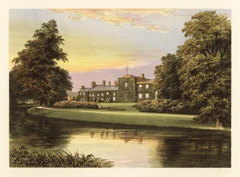 Netherhall, Cumberland, England. ,1880 (gravering)