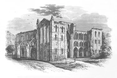 Fra nord, Rievaulx Abbey, c1880, 1897