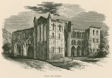 Rievaulx Abbey, fra nord