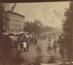 [Grand Army Review, Washington, D.C.], maj 1865.