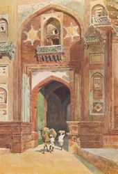 Agra Fort - Inde i Delhi Gate, c1880 1905.