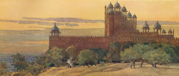 Moskeen og sejrsporten, Fatehpur Sikri, c1880 1905.
