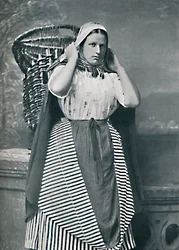 En fiskekone i Newhaven, Skotland, 1912