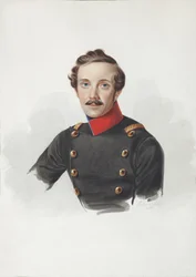 Portræt af Arist Fyodorovich von Gersdorff 1805-1883, 1840