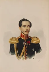 Portræt af Mikhail Vasilyevich Pashkov 1802-1863, 1838