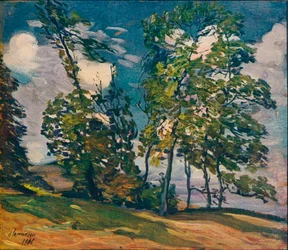 En blæsende dag, c1906
