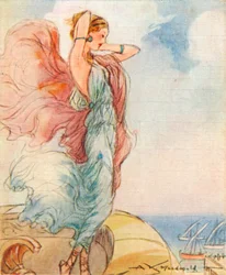 Helena af Troja, datter af Zeus og Leda, 1937
