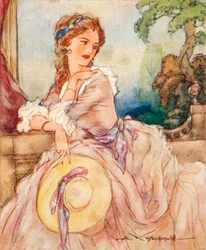 Lady Emma Hamilton c1765-1851, elskerinde til Horatio Nelson, 1937