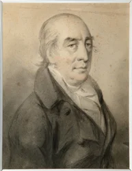 Portræt af grev Grigory Alexeyevich Shcherbatov (1735-1810) - Molinari, Alexander (1772-1831) - Sanguine, sort og hvid kridt på papir - 29,8x23 - Statens kunstmuseum for Republikken Tatarstan, Kazan