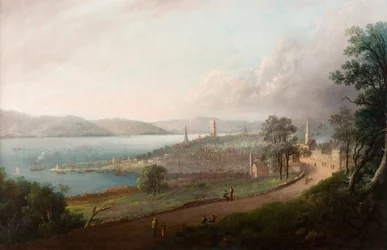 Dundee fra Princes Street, ca. 1823-24 (olie på lærred)