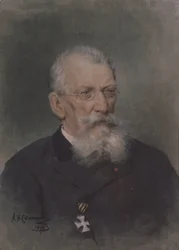 Portræt af kunstneren Pyotr P. Sokolov 1821-1899