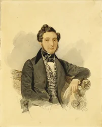 Portræt af Nikolai Mikhailovich Donaurov 1806-1849, 1830
