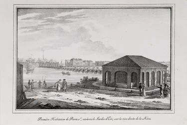 Peter den Stores hytte med udsigt over Sankt Petersborg, 1820