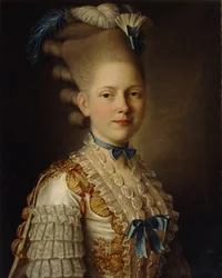 Portræt af Contesse H. Obolenskaya, CA 1776