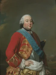 Portræt af Louis Philippe I (1725-1785), Duce de Orleans, af Roslin, Alexander (Alexandre) (1718-1793). Olie på lærred, ca 1770. Mål: 116x88 cm. Nationalmuseum Stockholm