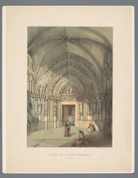 Bergportaal van Sint-Servaasbasiliek te Maastricht Veranda til St Servais-kirken, i Maestricht (titel på objekt) Antikke arkitekturmonumenter fra det ellevte århundrede til det trettende århundrede i Limburg (serietitel)
