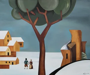 Den stille vinterby