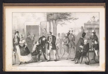 Tegnefilm i Leiden studenteralmanak, 1843 Nikotin-urten (titel på objekt)