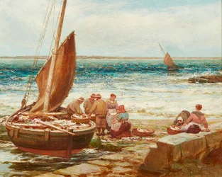 Bring in the Catch (olie på lærred)