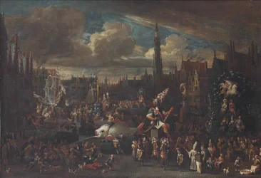 Ommegang i Antwerpen ved Meir