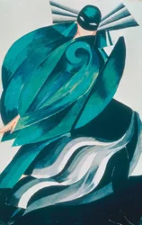 Figur af den 3. kvindelige maske