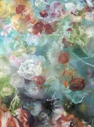 En drømmende blomsterhave
