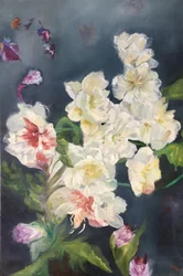 Bløde, hvide blomster