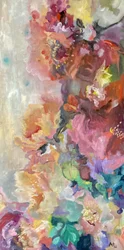Livlige abstrakte blomster