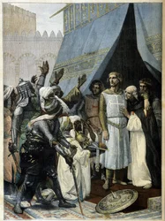 Saint Louis i Jerusalem (fra maleriet af Cabanel) - i "" Le Petite Journal"" af 11. september