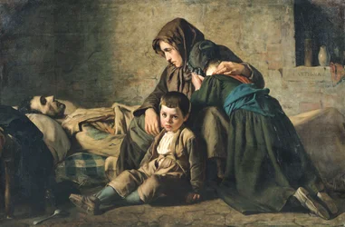 The Death of the Pauper (olie på lærred)