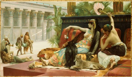 Cleopatra tester gift på fordømte slaver, 1887