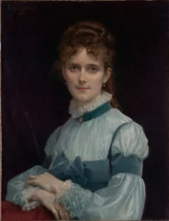 Portræt af Miss Fanny Clapp