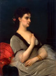 Portræt af prinsesse Elizabeth Vorontsova-Dashkova, 1873.